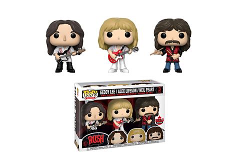 rush immortalized  limited edition funko pop figures