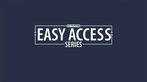easy access series youtube