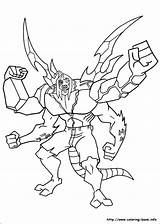 Coloring Pages Alien Ben Ultimate Getdrawings sketch template