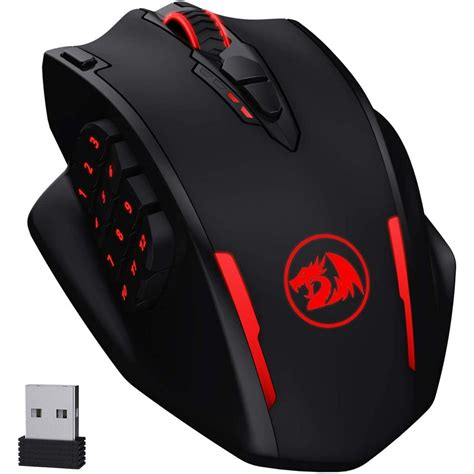 redragon  impact elite wireless gaming mouse  dpi wired