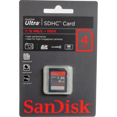 sandisk gb sdhc memory card ultra class  sdsdh   bh