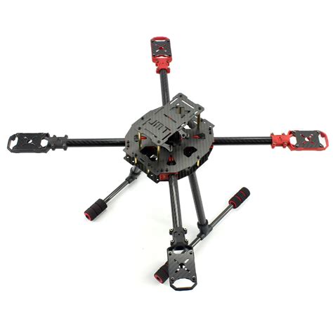 jmt  mm carbon fiber  axis foldable rack frame kit high landing skid  diy drone rc