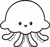Jellyfish Crab Wecoloringpage Clipartmag sketch template