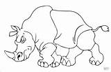 Rhino Rinoceronte Coloriage Colorir Nashorn Rhinoceros Imprimer Stampare Badak Rhinocéros Angry Mewarnai Rinocerontes Bravo Desenhos Ausmalbild Enfadado Disegnare Animal sketch template