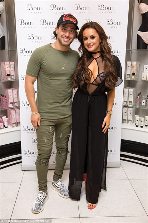 love island s amber and kem at boux avenue launch daily mail online
