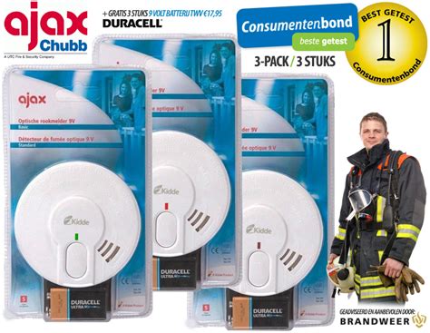 ajax pakket van  rookmelders  duracell dagelijkse koopjes en internet aanbiedingen