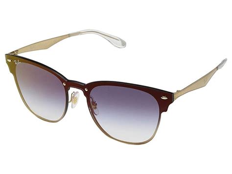 ray ban blaze clubmaster rb3576n 47mm fashion sunglasses brushed gold
