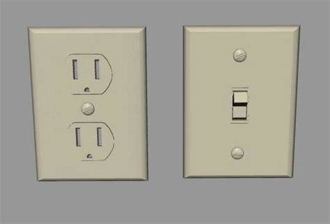 light switch  outlet equipment   model obj opendmodel
