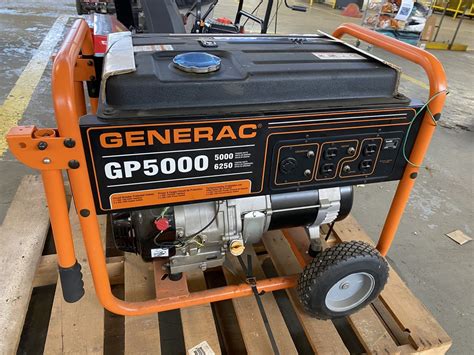 generac gp generator sn na  running watts  starting watts