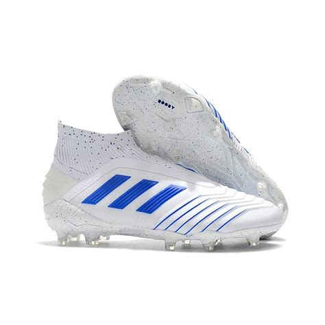 adidas predator  fg news soccer cleat virtuso white blue