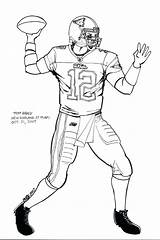 Quarterback Rodgers Aaron Bengals Coloringhome Cincinnati Getcolorings Helmet sketch template