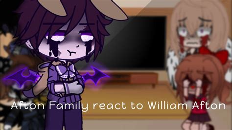 afton family reacts  william afton youtube