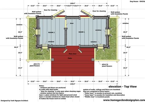 home garden plans dh dog house plans   build  insulated dog house  dog