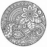 Antistress Doodle Ornament sketch template