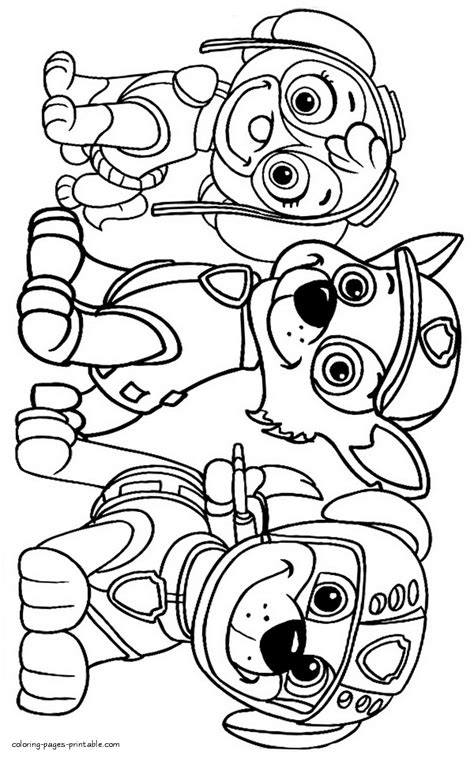 kids coloring pages paw patrol coloring pages printablecom