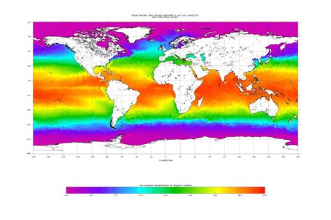 monitoring global ocean  water temperatures