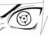 Sharingan Coloring Pages Sasuke Drawing Uchiha Eyes Template Naruto Clan sketch template