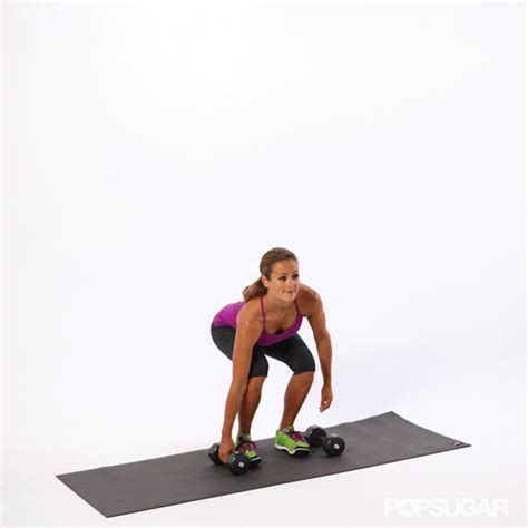squat with overhead press feel the burn 7 ways to work your body with squats popsugar