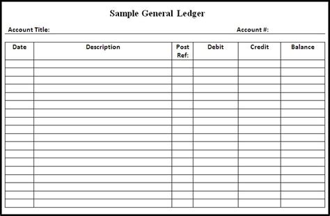 ledger sheet template httpwwwaalatemplatescomgeneral ledger