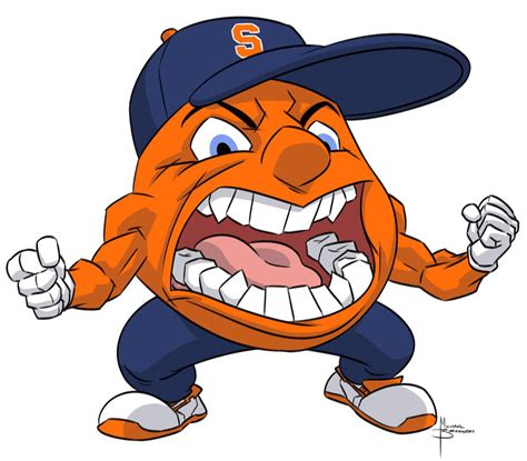 syracuse orange mascot otto  ready  action syracusecom