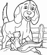 Kleurplaten Chien Coloriages Honden Beagle Chiens Fargelegging Ausmalen Tegninger Chasse Ausmalbilderkostenlos Perro Hond Tekeningen Fargelegg Coloring Afkomstig sketch template
