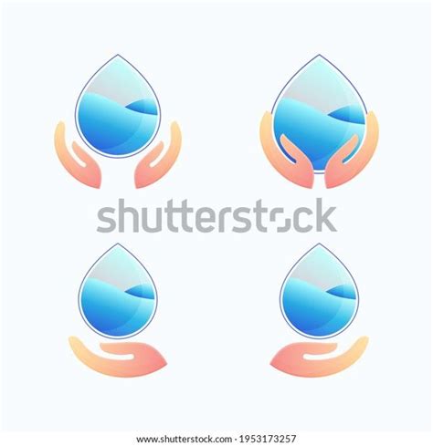 find hand holding water drop illustration stock images  hd