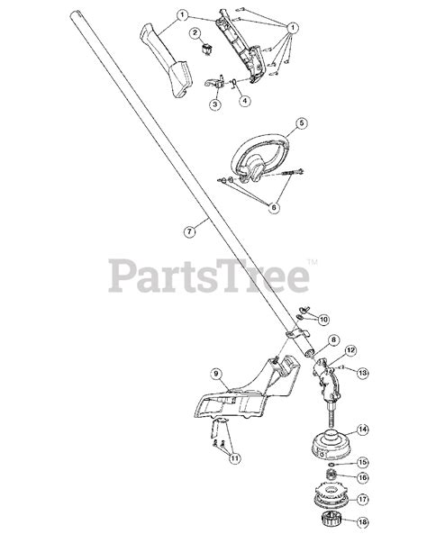 remington string trimmer parts diagram