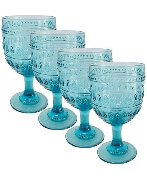 euroceramica fez wine glasses set of 4 and reviews home macy s