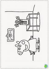 Peppa Pig Porquinha Partilhar Colorir Mensagem Dê sketch template