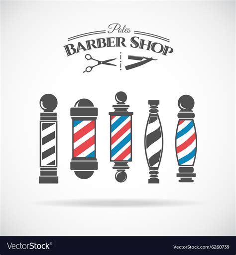 barber shop pole royalty free vector image vectorstock