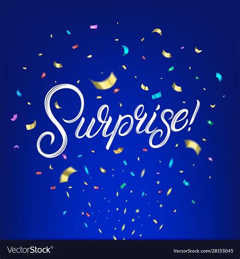surprise hand written lettering text royalty  vector sponsored