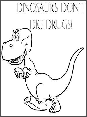 drug awareness coloring coloring pages