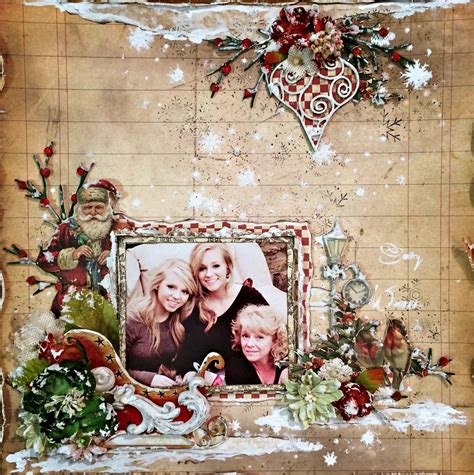 creative embellishments blog winter scrapbook layouts christmas