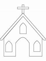 Church Coloring Kids Pages Printable Para Iglesia Children School Crafts Building Sheets Sunday Bestcoloringpages Preschool Color Bible Nursery Toddler Biblia sketch template