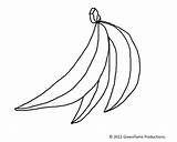 Plantain Drawing Bunch Draw Getdrawings Step sketch template