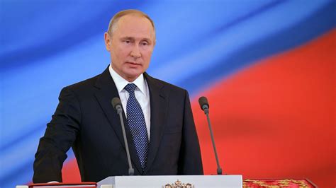 Vladimir Putin Is Sworn In As Russias President The New York Times