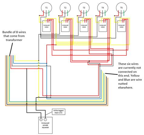 wiring diagram  zone valves  boiler mixed relationship