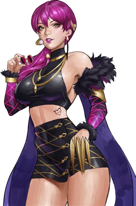kda evelynn render by jehong song by
