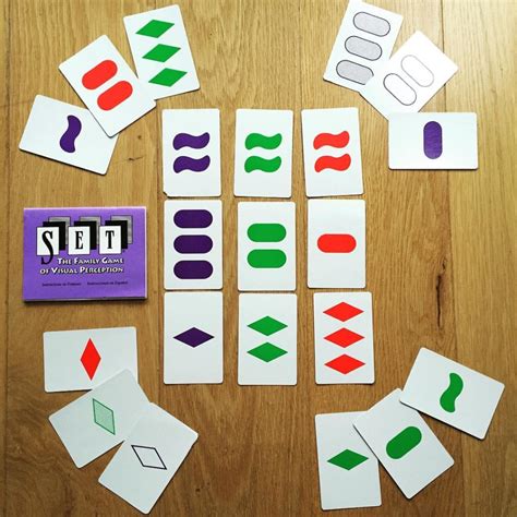 set card game early learning toys