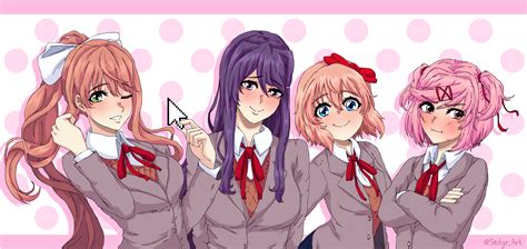 doki doki literature club by seityr on deviantart