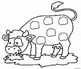 Vache Mange Coloriages Lola Colorier Vaches Cow Blanche Fabriquer Imprimé sketch template