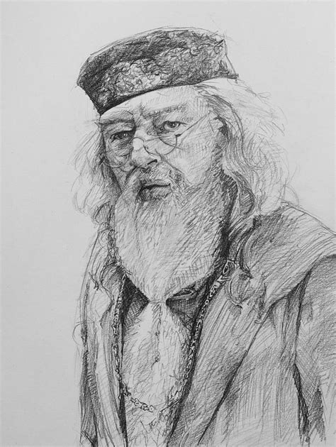 dumbledore sketch rdrawing