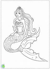 Mermaid Coloring Pages Barbie Easy Printable Drawing Tails Tail Mermaids Color Line Fairy Princess Printables Getcolorings Getdrawings Print Girls Pag sketch template