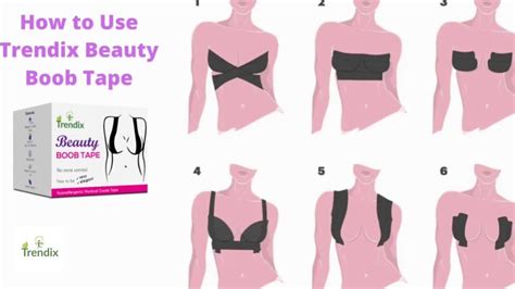2022 Best Body Tape How To Use Trendix Beauty Boob Tape 4 Styles