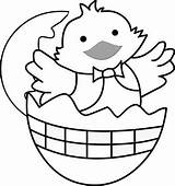 Pulcino Chick Pasqua Pulcini Uova Coniglietti Eggs Blogmamma sketch template