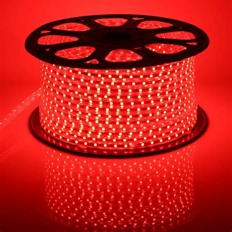 buy red  led strip light waterproof    leds meter bright flexible