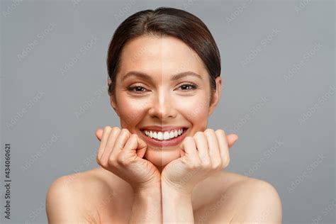 skin whitening a latin american woman comparing half of her face with