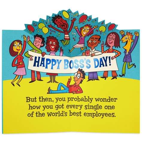worlds  boss  employees funny bosss day card