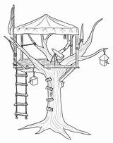 Coloring Treehouse Pages Tree House Observer Magic Drawing Colouring Online Color Drawings Getcolorings Books Printable Engraving Treehouses sketch template