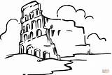 Colosseum Coloring Clouds Pages Getcolorings Color Astonishing Printable sketch template